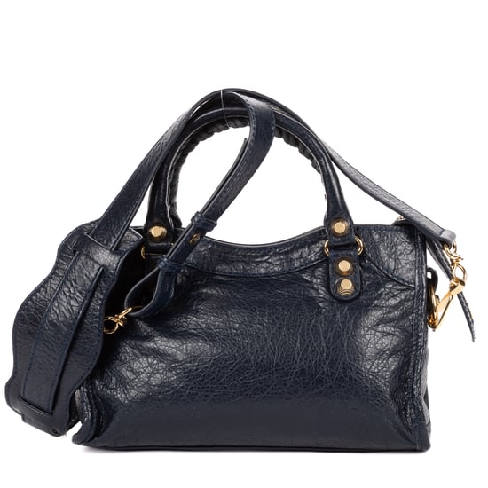 Balenciaga Classic Mini City Mini en Marina Cuero de ternero - Image 5