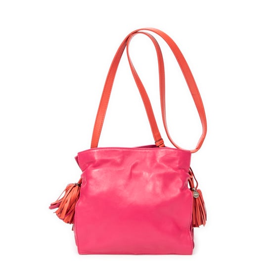 Loewe Bicolor Tassel Flamenco en rosa Cuero de ternero - Image 5
