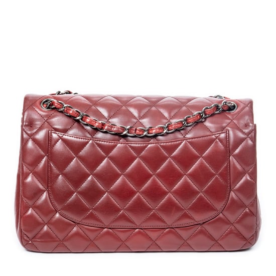 Chanel Jumbo Classic Double Flap  en  Red Cuero de ternero - Image 5
