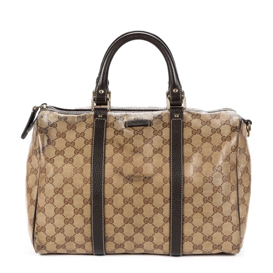 Gucci Crystal Boston Bag en beige Cuero de becerro - Image 1