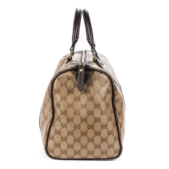 Gucci Crystal Boston Bag en beige Cuero de becerro - Image 4