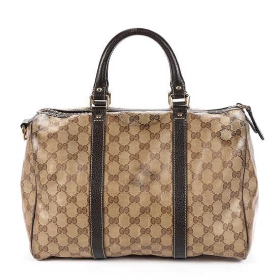 Gucci Crystal Boston Bag en beige Cuero de becerro - Image 5