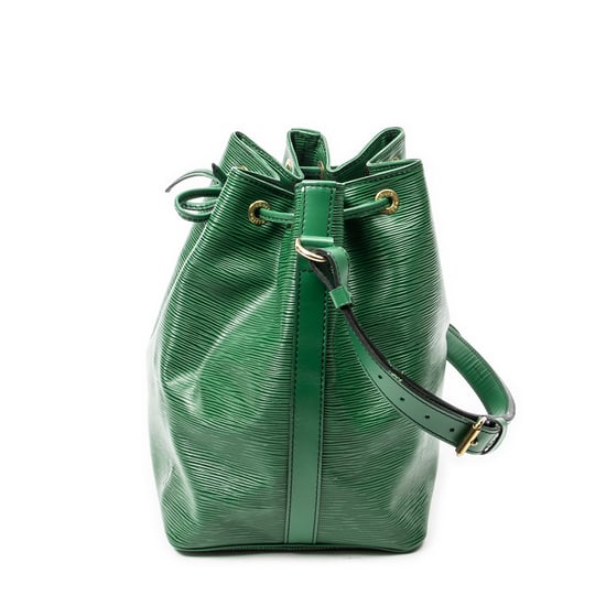 Louis Vuitton Noe Black Stitching PM en verde Cuero de ternero - Image 3