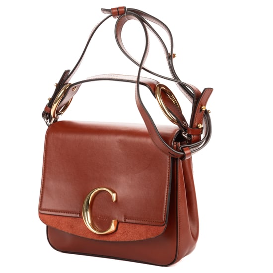 Chloé Small C Bag Small en Brown Cuero de ternera - Image 2