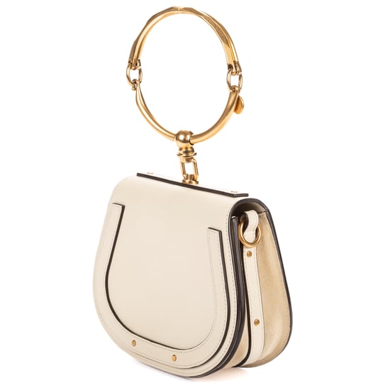Chloé Small Nile Bracelet Small en beige Cuero de ternero - Image 2