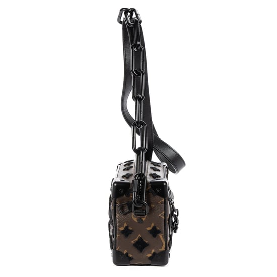 Louis Vuitton Ltd. Ed. Mesh Mini Soft Trunk Mini en Brown Lienzo recubierto - Image 4