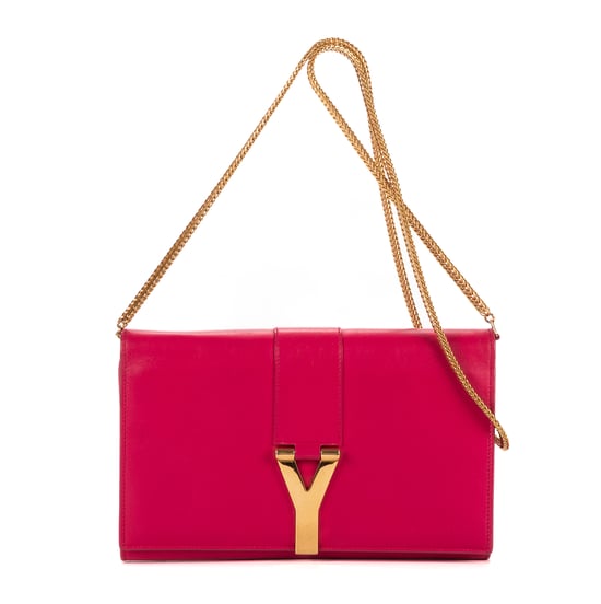 Yves Saint Laurent Y-Ligne Clutch en rosa Cuero de ternero - Image 1