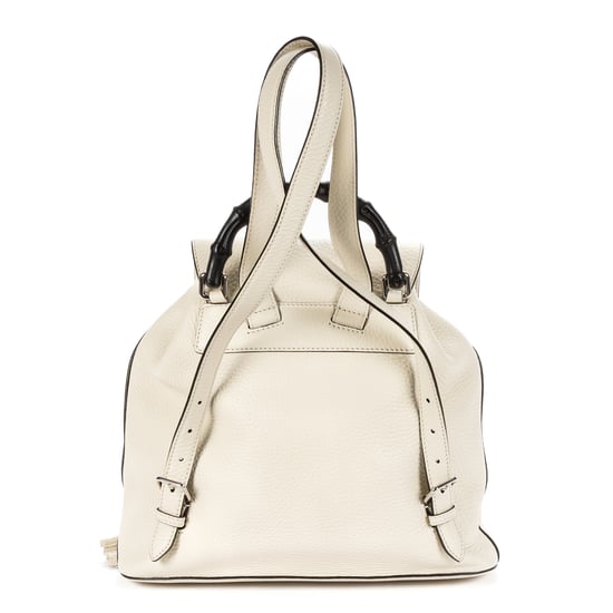 Gucci Double Front Pocket Backpack  en  marfil Cuero de ternero - Image 5