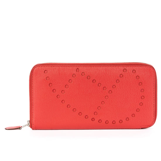Hermès Evelyne Zip Long Wallet en rojo Cuero de ternero - Image 1