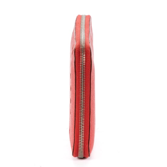 Hermès Evelyne Zip Long Wallet en rojo Cuero de ternero - Image 3