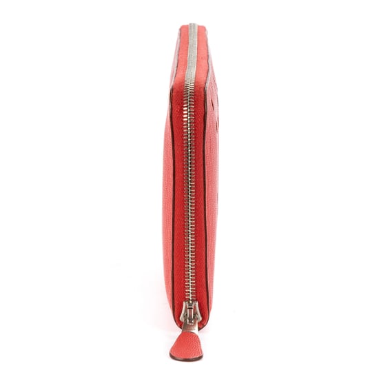 Hermès Evelyne Zip Long Wallet en rojo Cuero de ternero - Image 4