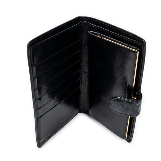 Chanel CC Timeless French Purse Wallet  en  negro Cuero de ternero - Image 3