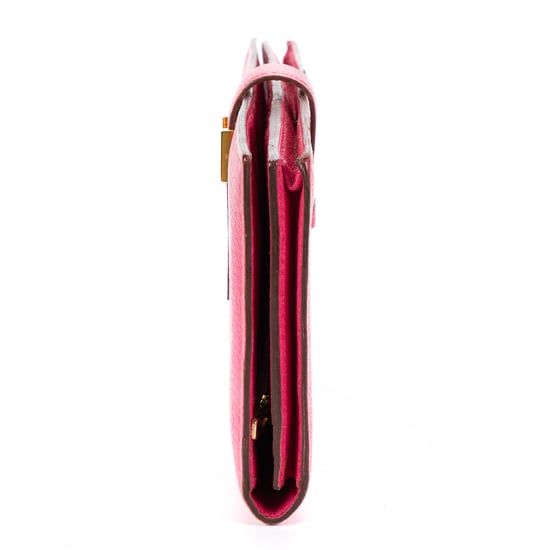 Hermès Bearn Wallet  en  rosa Cuero de ternero - Image 3