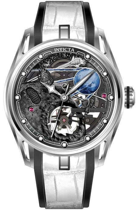 Invicta Celestial 70140 Reloj de Hombre - Movimiento Automático - Acero Inoxidable con Esfera Plateada - 44 mm - Image 1