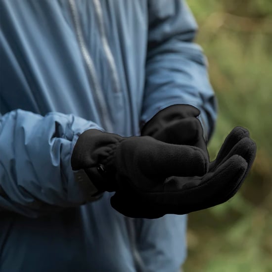 Guantes de Forro Polar para Hombre a Prueba de Viento WINDSTOPPER, Guantes Ligeros para Senderismo - Image 4