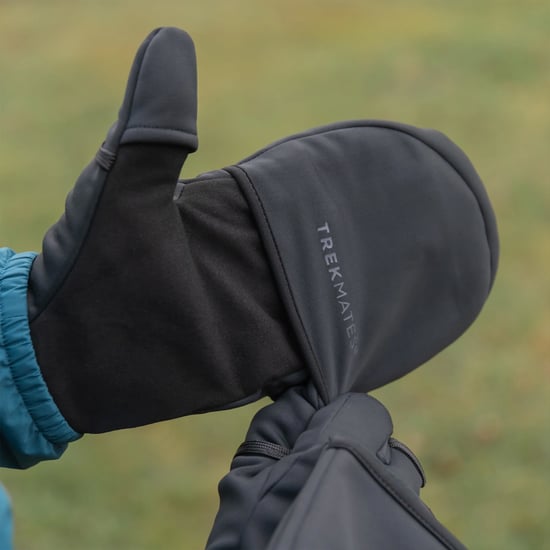 Mitones Convertibles para Hombre a Prueba de Viento Calientes para Senderismo y Caminatas al Aire Libre - Image 3