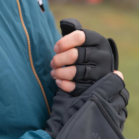 Mitones Convertibles para Hombre a Prueba de Viento Calientes para Senderismo y Caminatas al Aire Libre - Image 4