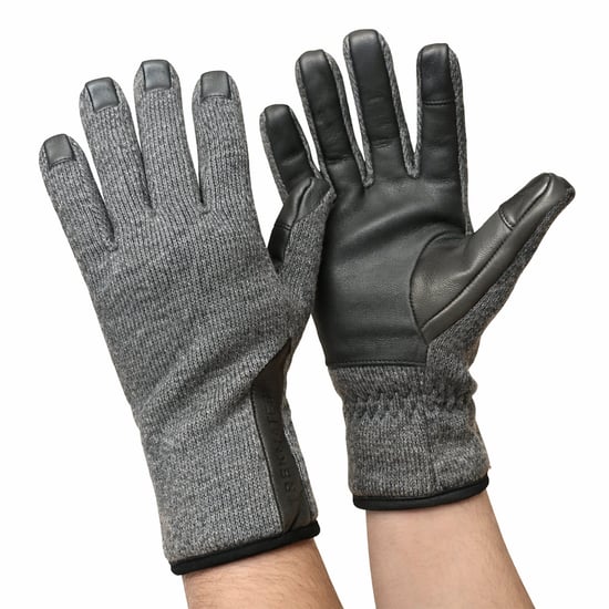 Guantes Táctiles de Invierno para Hombre con Palma de Cuero y Mezcla de Lana Impermeables - Image 2