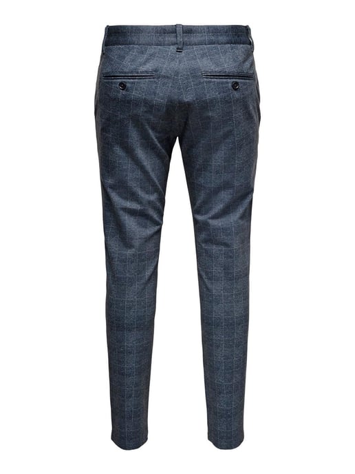 Mark Check Pants - Vestir azul - Image 2