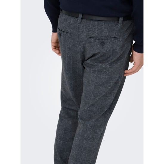 Mark Check Pants - Vestir azul - Image 3