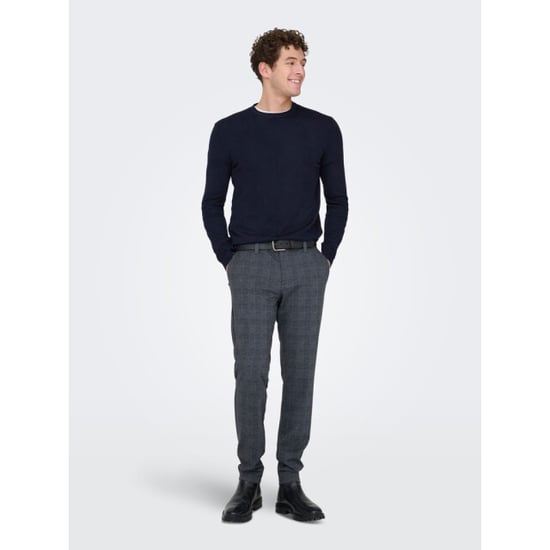 Mark Check Pants - Vestir azul - Image 5