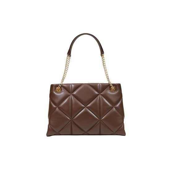 Bolso de polietileno marrón Love Moschino - Image 3