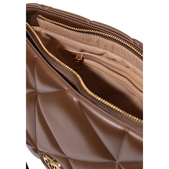 Bolso de polietileno marrón Love Moschino - Image 4
