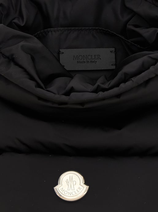 Bolso de mano de poliamida negro Moncler - Image 4