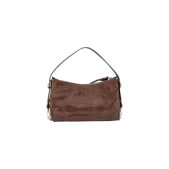 Bolso de mano de poliéster marrón Love Moschino - Image 3