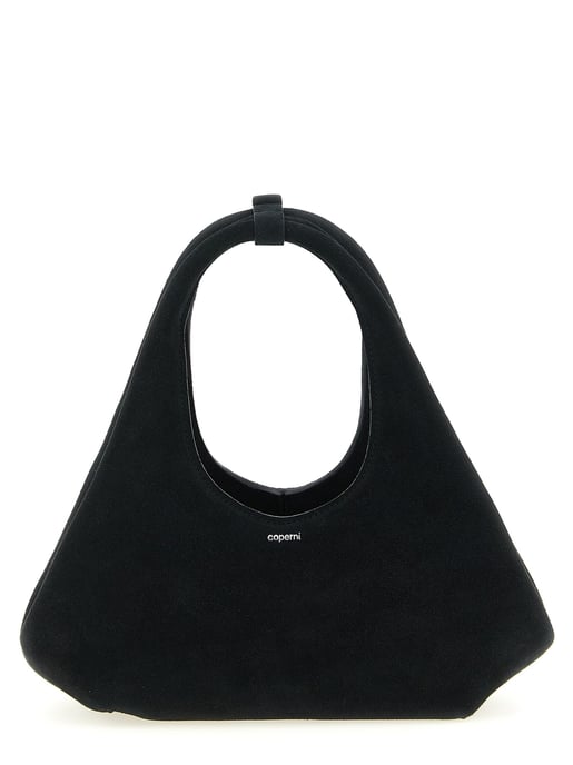Bolso de mano de piel de vaca negra Coperni - Image 1