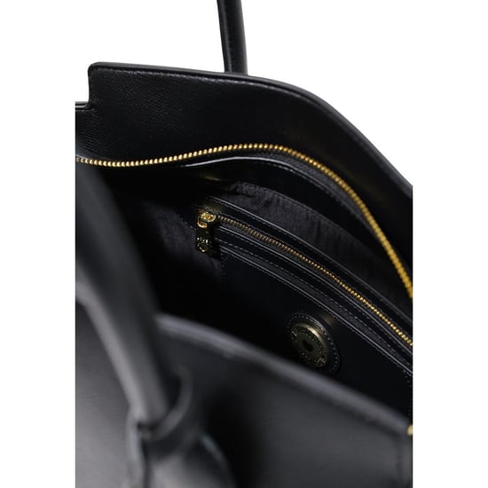 Bolso de mano negro de polietileno Love Moschino - Image 5