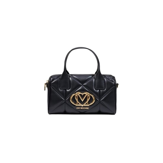 Bolso de mano negro de polietileno Love Moschino - Image 1