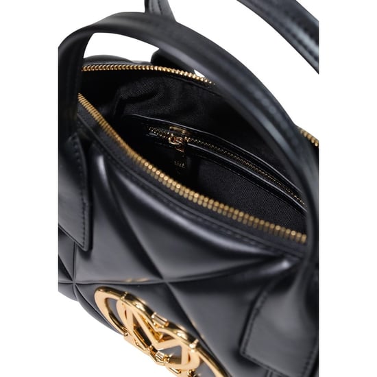 Bolso de mano negro de polietileno Love Moschino - Image 5