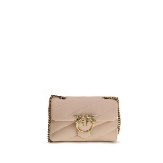 Bolso de Hombro Bos Taurus de Cuero de Ternera Multicolor PINKO - Image 1