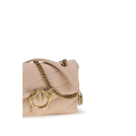 Bolso de Hombro Bos Taurus de Cuero de Ternera Multicolor PINKO - Image 4