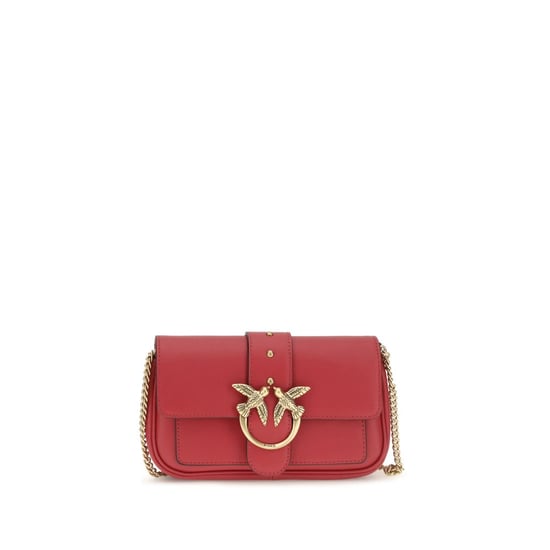 Bolso de Hombro Bos Taurus de Cuero de Ternera Multicolor PINKO - Image 1