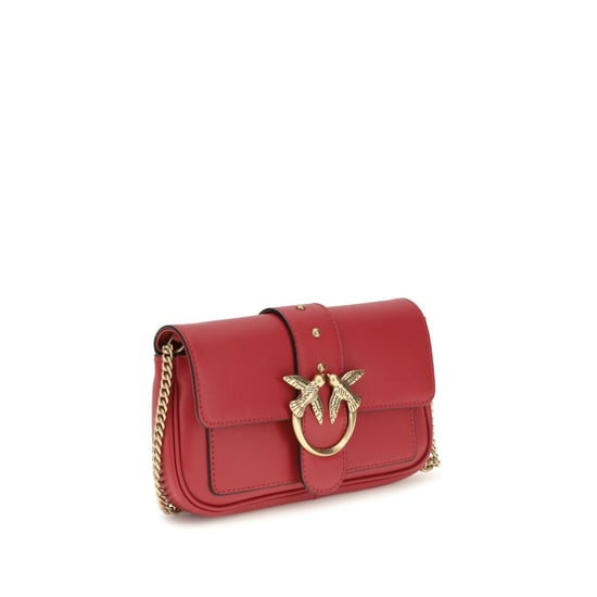 Bolso de Hombro Bos Taurus de Cuero de Ternera Multicolor PINKO - Image 2