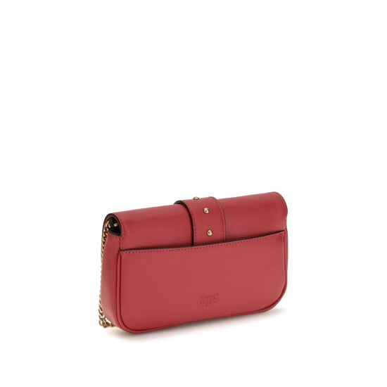 Bolso de Hombro Bos Taurus de Cuero de Ternera Multicolor PINKO - Image 3