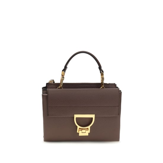 Bolso de mano Coccinelle de piel de ternera marrón Bos Taurus - Image 1