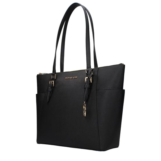 Bolso de hombro de cuero negro Michael Kors - Image 2