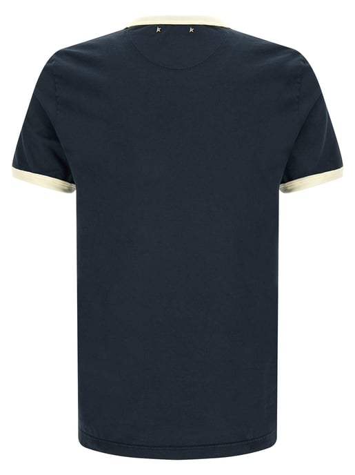 Camiseta de algodón azul Golden Goose - Image 2