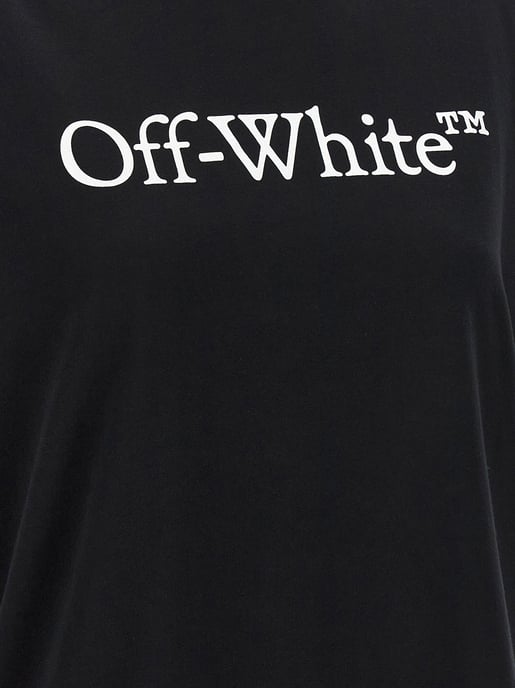 Camiseta de algodón negra Off-White - Image 4