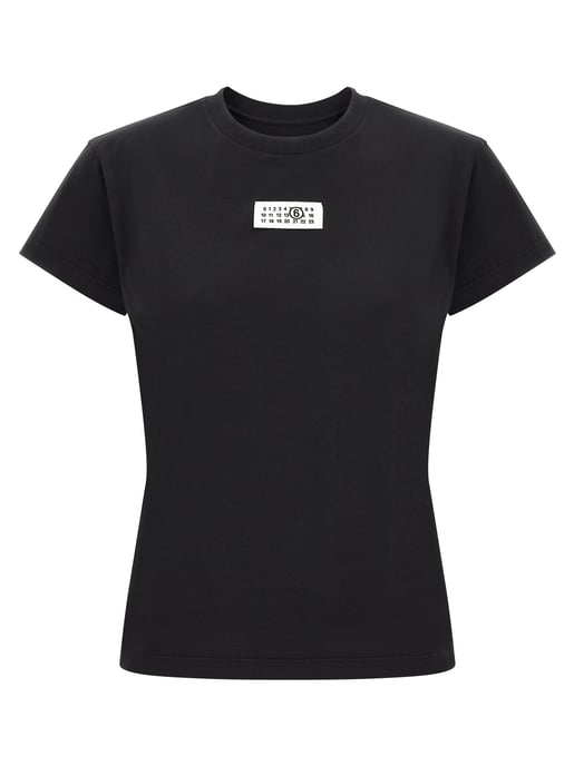 Camiseta de algodón negra MM6 Maison Margiela - Image 1