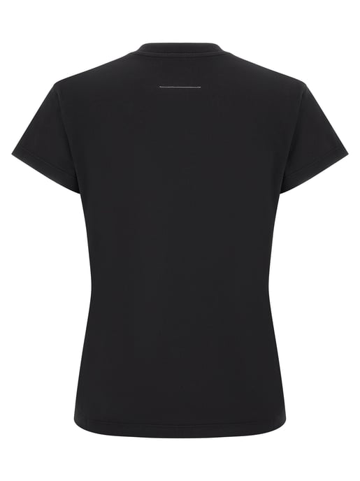 Camiseta de algodón negra MM6 Maison Margiela - Image 2