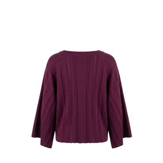 Suéter de algodón morado para mujeres Malo - Image 3