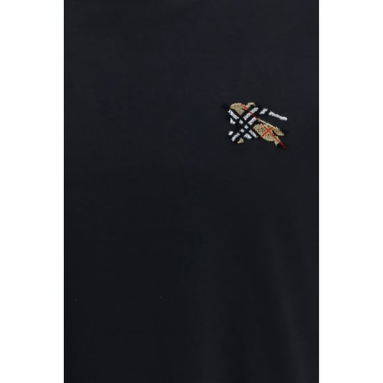 Camiseta de algodón negra Burberry - Image 3