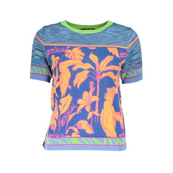 Camiseta de algodón azul Desigual - Image 1