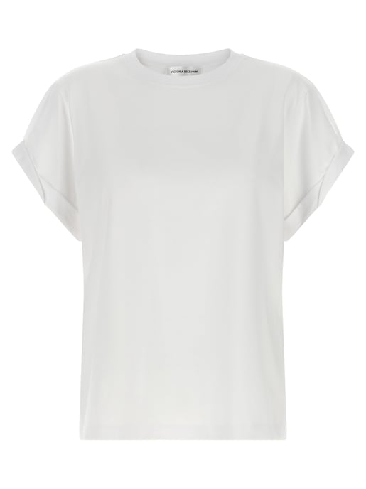 Camiseta de algodón blanca Victoria Beckham - Image 1