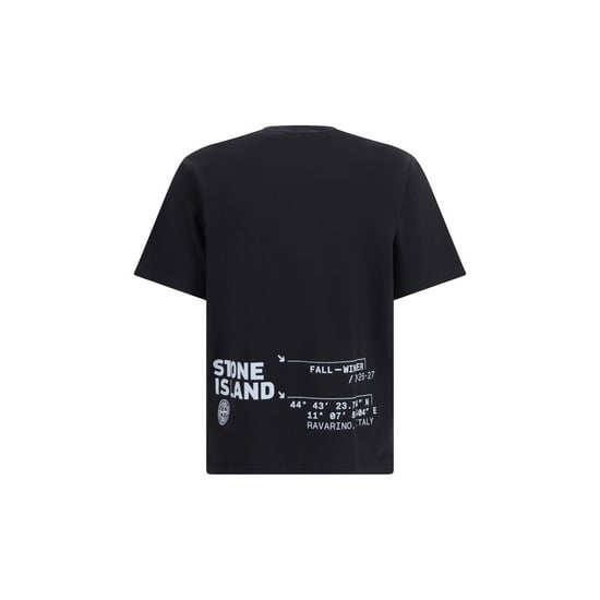 Camiseta de algodón negra Stone Island - Image 2