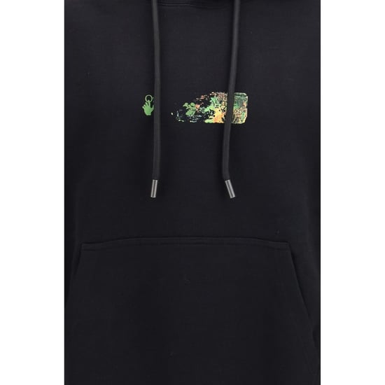 Sudadera de algodón negra Off-White - Image 3
